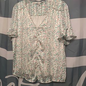 Teal and pink a perfect paired top